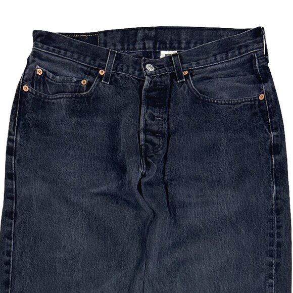 Y2K Levis 501 Jeans Men's Cotton Button Fly Straight Leg 32/31 - Picture 4 of 16